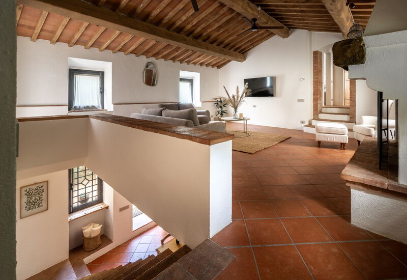 Montaione Country House Amarrante, Pool, Ac: Autumn, Living Room, Spring, Summer