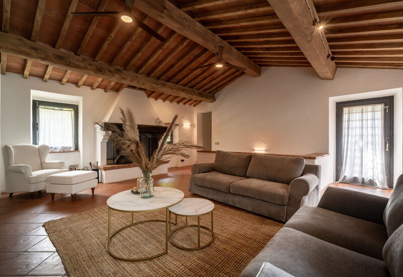 Montaione Country House Amarrante, Pool, Ac: Autumn, Living Room, Spring, Summer