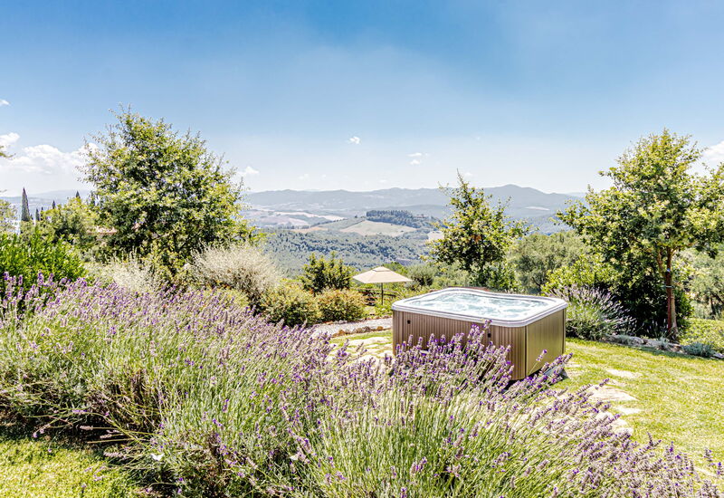 Villa La Cerbaina: Building Exterior, Garden, Hot Tub