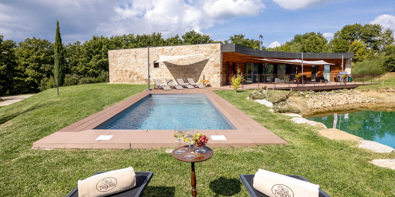 Villa Airone Tegoni, Pool, Radicondoli: Autunno, Estate, Primavera