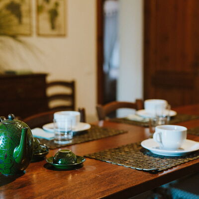 Agriturismo la Papessa - Unterkunft:&nbsp;Oleandro Ap. 9: agriturismo-la-papessa-chianti-san-donato-farmhouse-oleandro-diningroom