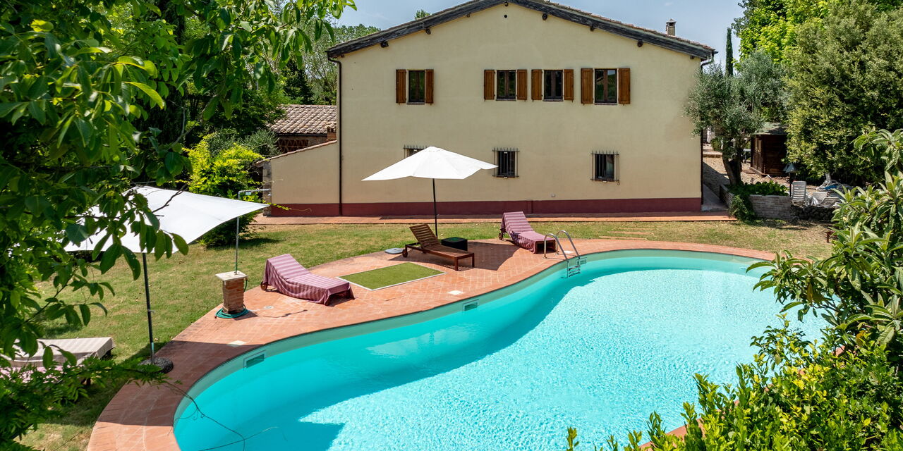 Casa La Cedrina, Pool, Lornano: Frühling, Garten, Haupteingang, Herbst, Schwimmbad, Sommer