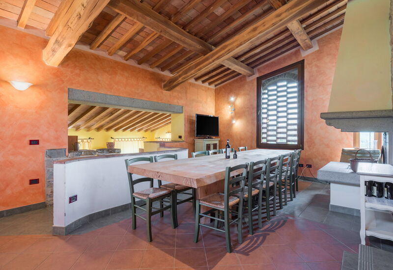 Villa Torre With Pool And Ac: Autumn, Dining Room, Spring, Summer