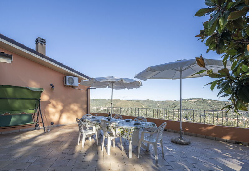 Villa Caroline, Private Pool and Seaview: Autumn, Balcony / Terrace / Patio, Spring, Summer