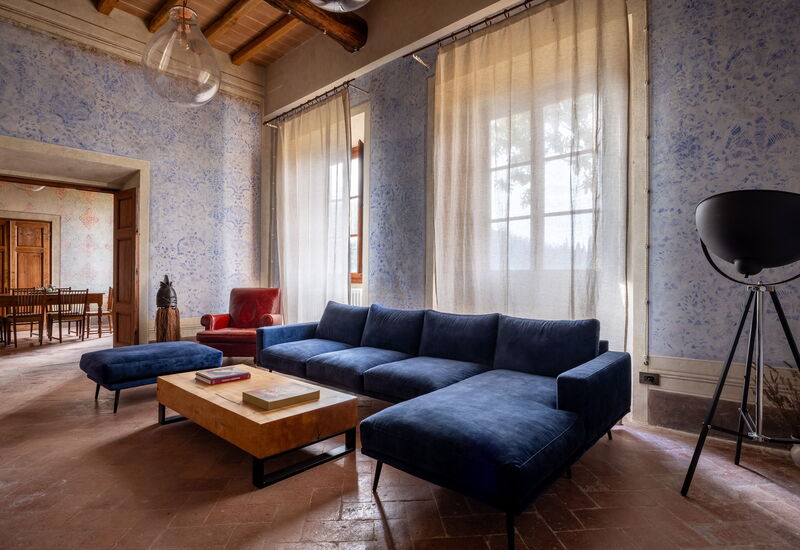 Villa Il Casalino, Florentine Hills with Pool: Autumn, Living Room, Spring, Summer