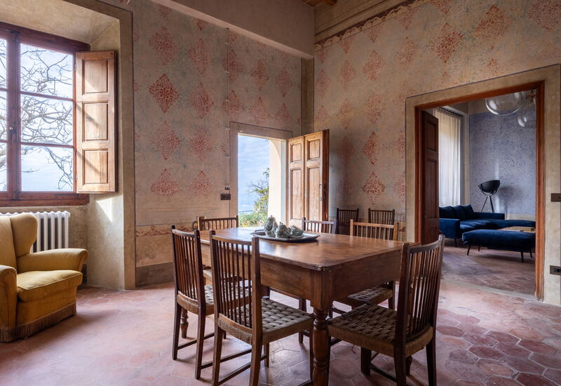 Villa Il Casalino, Florentine Hills with Pool: Autumn, Dining Room, Spring, Summer