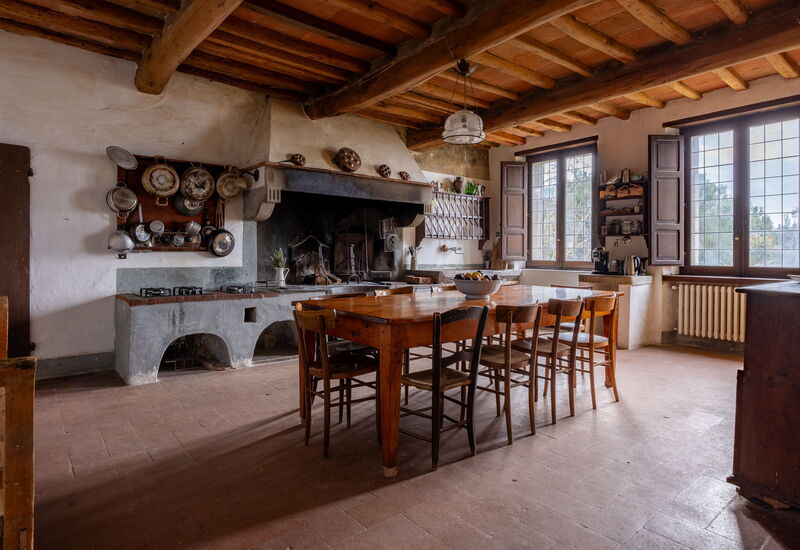 Villa Il Casalino, Florentine Hills with Pool: Autumn, Kitchen, Spring, Summer