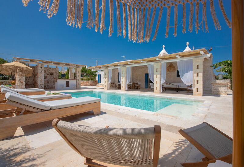 Trulli Valle D'Itria - Martina Franca: Autumn, Balcony / Terrace / Patio, Building Exterior, Outdoor, Pool, Spring, Summer, Winter