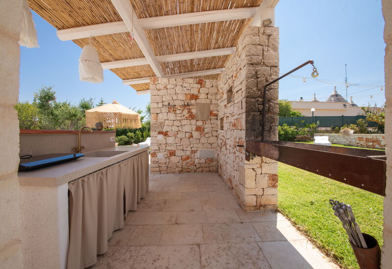 Trulli Valle D'Itria - Martina Franca: Autumn, Balcony / Terrace / Patio, Building Exterior, Garden, Kitchen, Outdoor, Spring, Summer, Winter