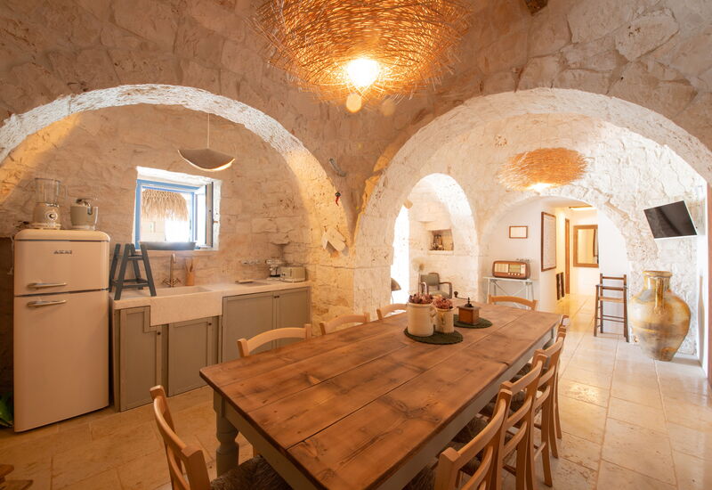 Trulli Valle D'Itria - Martina Franca: Autumn, Dining Room, Kitchen, Living Room, Spring, Summer, Winter