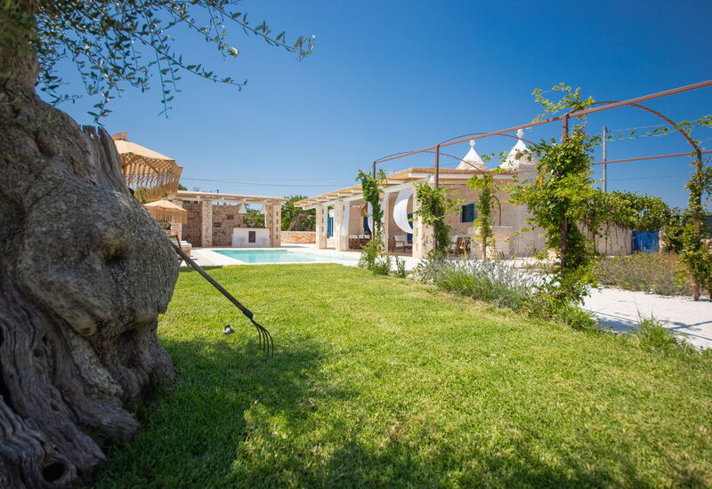 Trulli Valle D'Itria - Martina Franca: Autumn, Balcony / Terrace / Patio, Building Exterior, Garden, Outdoor, Pool, Spring, Summer, Winter