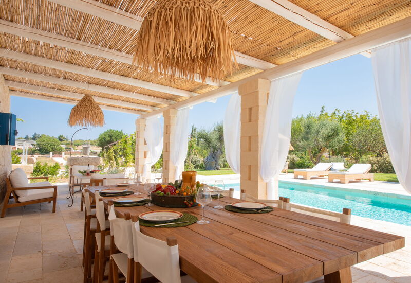 Trulli Valle D'Itria - Martina Franca: Autumn, Balcony / Terrace / Patio, Building Exterior, Outdoor, Pool, Spring, Summer, Winter