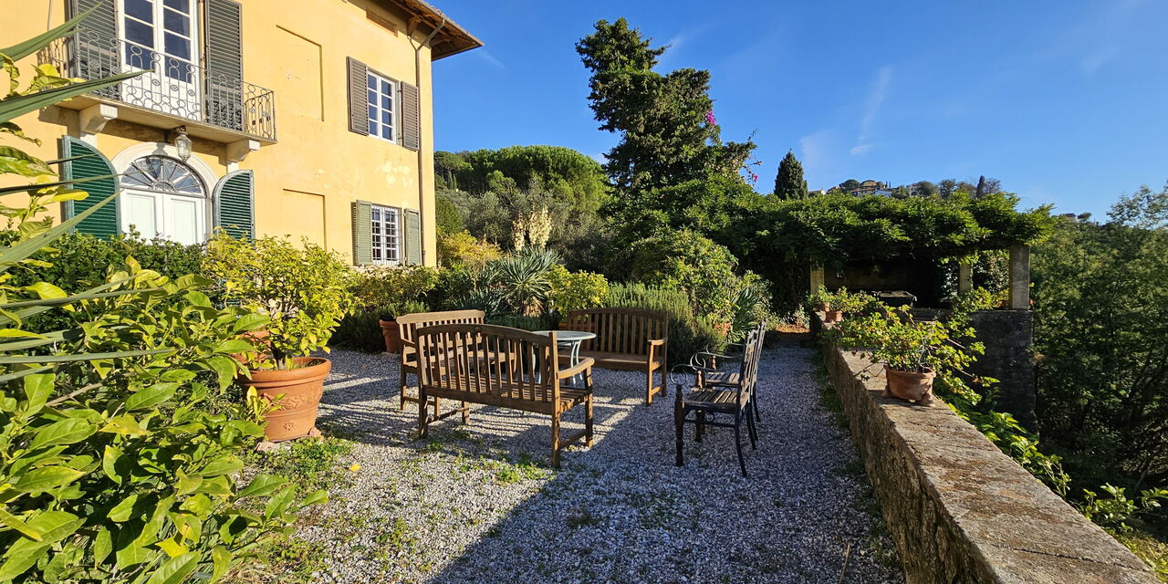 Villa Il Torrazzo, Vista Mare, Massarosa: all'aperto, Autunno, Balcone / Terrazza / Patio, Estate, Esterni, Giardino, Inverno, Primavera