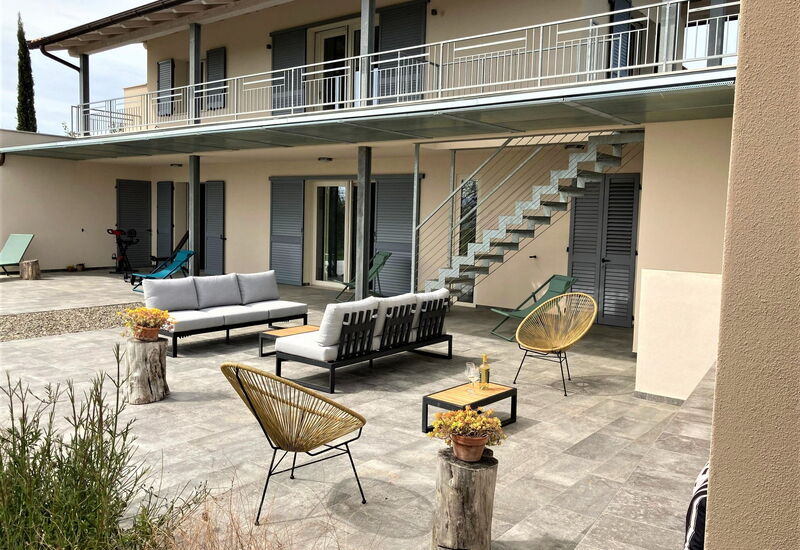 Villa Ombrone: all'aperto, Balcone / Terrazza / Patio, Esterni