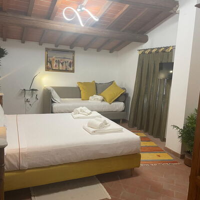 Borgo Antico, Pool, Barberino del Mugello - Unterkunft:&nbsp;Nido: Frühling, Herbst, Schlafzimmer, Sommer