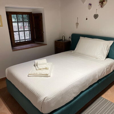 Borgo Antico, Pool, Barberino del Mugello - Unterkunft:&nbsp;Cantuccio: Frühling, Herbst, Schlafzimmer, Sommer