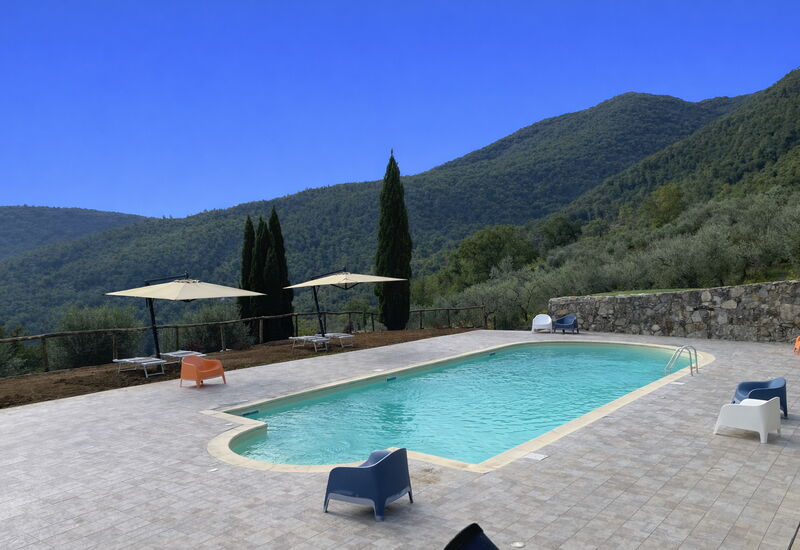 Borgo Antico, Pool, Barberino del Mugello: Autumn, Pool, Scenic View, Spring, Summer