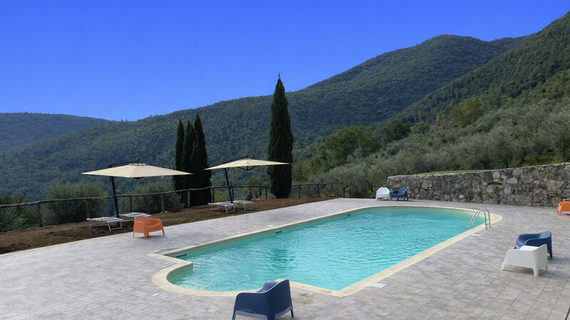Borgo Antico, Pool, Barberino del Mugello: Ansichten, Frühling, Herbst, Schwimmbad, Sommer