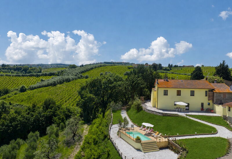 Villa i Fiori: Ansichten, Außen, Garten, Schwimmbad, Sommer