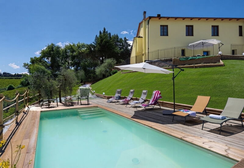 Villa i Fiori: Außen, Garten, Schwimmbad, Sommer