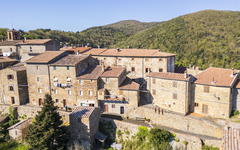House in Sassa, Historic Tuscany Village, View: Ansichten, Frühling, Herbst, Sommer