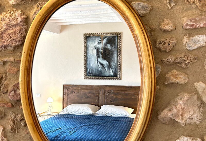 House in Sassa, Historic Tuscany Village, View: Frühling, Herbst, Schlafzimmer, Sommer