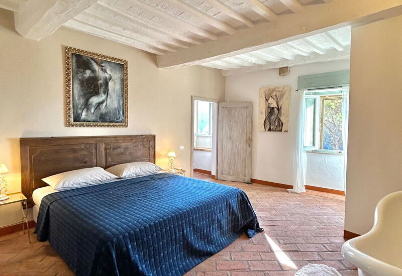 House in Sassa, Historic Tuscany Village, View: Frühling, Herbst, Schlafzimmer, Sommer