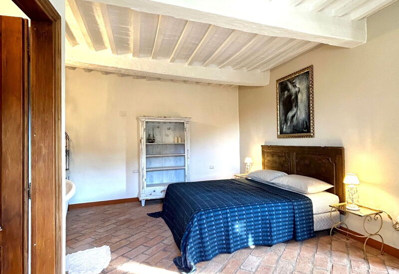 House in Sassa, Historic Tuscany Village, View: Frühling, Herbst, Schlafzimmer, Sommer