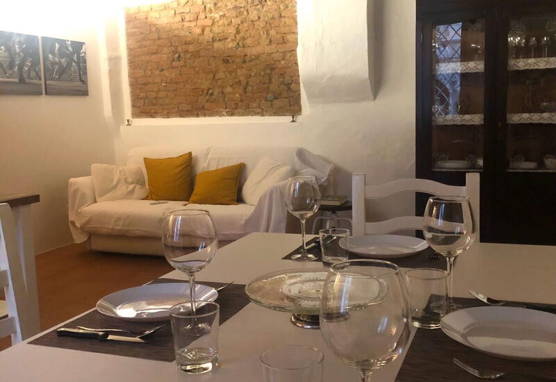 Le Loggine del Pignatello Apartment, Siena City: Frühling, Herbst, Sommer, Wohnzimmer