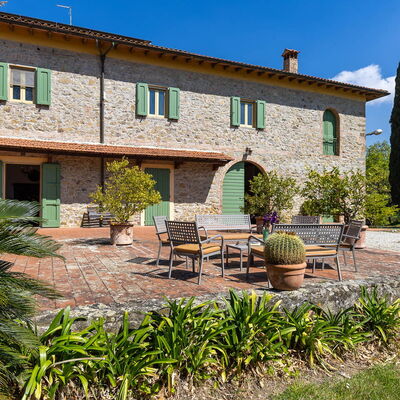 Il Leccio, Vinci, Private Pool and Tennis: Außen, Balkon / Terrasse / Patio, Frühling, Herbst, Sommer