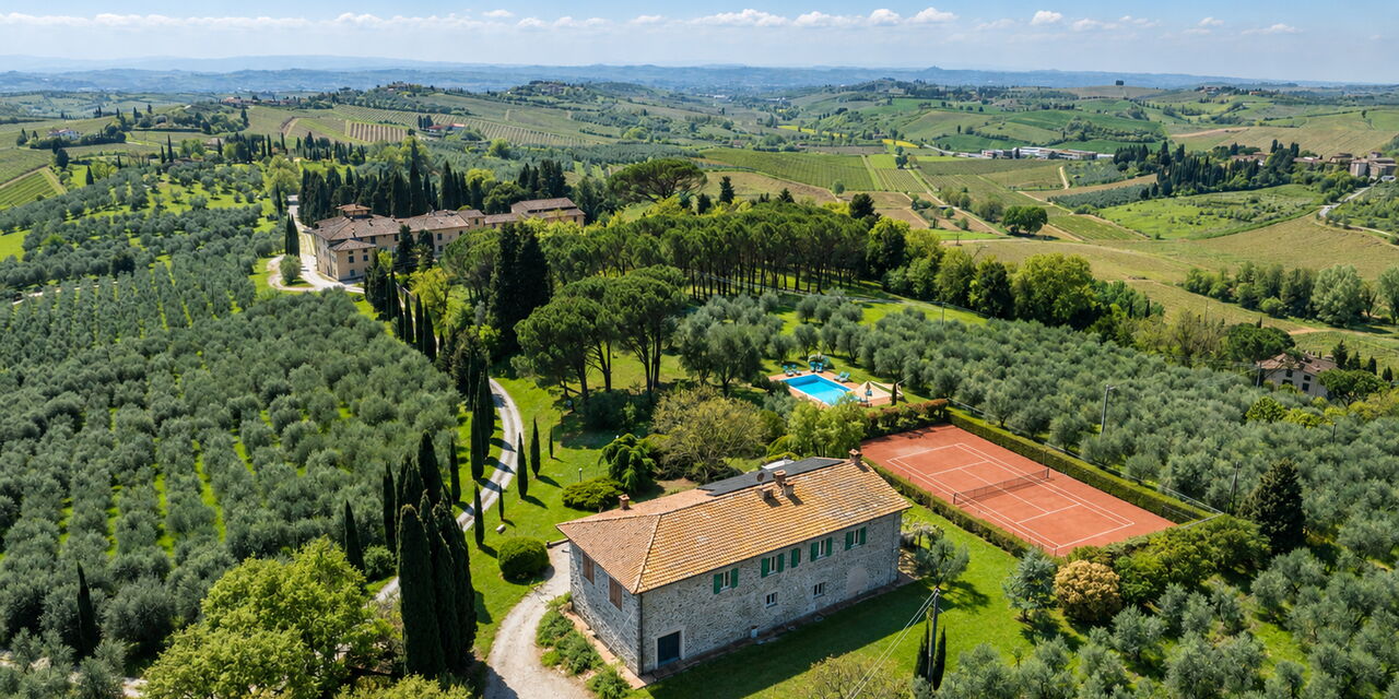 Il Leccio, Vinci, Private Pool and Tennis: Autumn, Scenic View, Spring, Summer