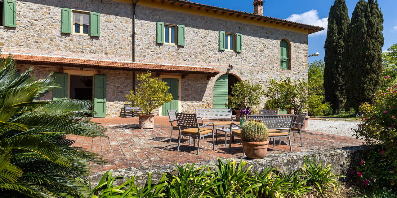 Il Leccio, Vinci, Private Pool and Tennis: Außen, Balkon / Terrasse / Patio, Frühling, Herbst, Sommer