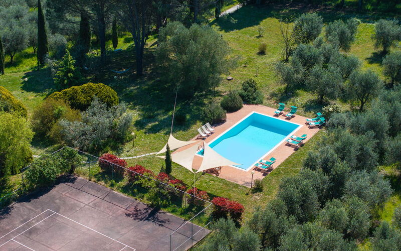 Il Leccio, Vinci, Private Pool and Tennis: Draussen, Frühling, Herbst, Schwimmbad, Sommer