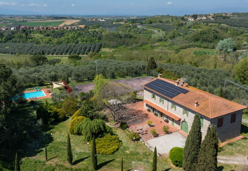Il Leccio, Vinci, Private Pool and Tennis: Ansichten, Frühling, Herbst, Sommer