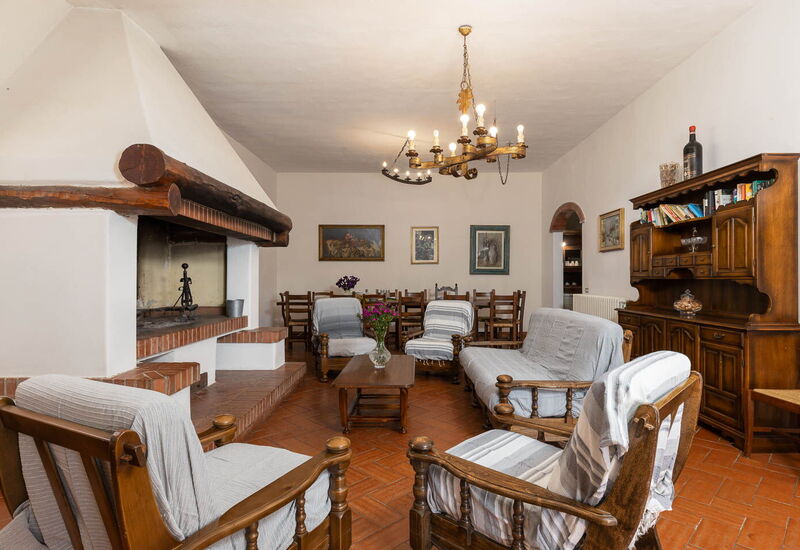 Il Leccio, Vinci, Private Pool and Tennis: Frühling, Herbst, Sommer, Wohnzimmer