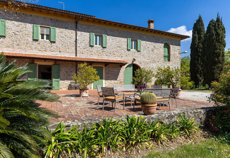 Il Leccio, Vinci, Private Pool and Tennis: Außen, Balkon / Terrasse / Patio, Frühling, Herbst, Sommer