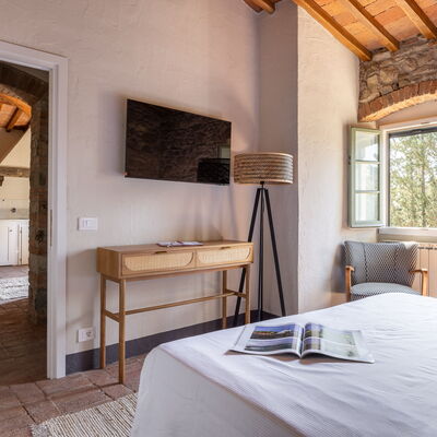 Maison Badia a Passignano - Unterkunft:&nbsp;Ciliegiolo: Frühling, Herbst, Schlafzimmer, Sommer