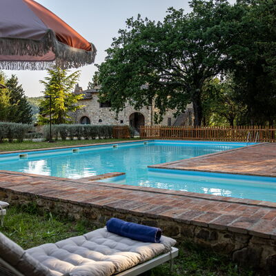 Maison Badia a Passignano: Autunno, Estate, Piscina, Primavera