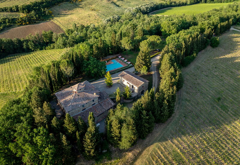 Maison Badia a Passignano: Autunno, Estate, Primavera, Vista Panoramica