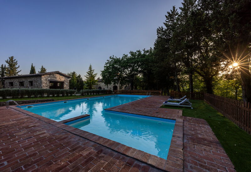 Maison Badia a Passignano: Autunno, Estate, Piscina, Primavera
