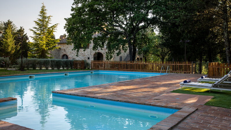 Maison Badia a Passignano: Autunno, Estate, Piscina, Primavera
