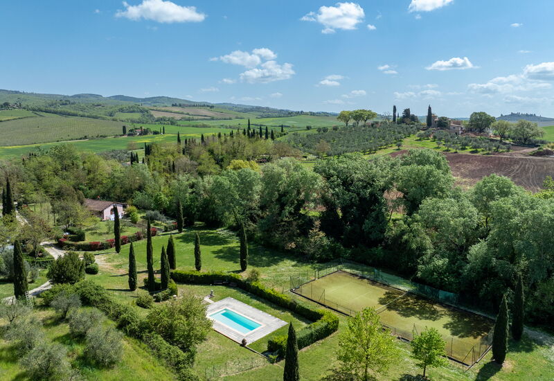 Civico108 Vacation Home, Pool, Castellina in Chian: Ansichten, Frühling, Herbst, Sommer