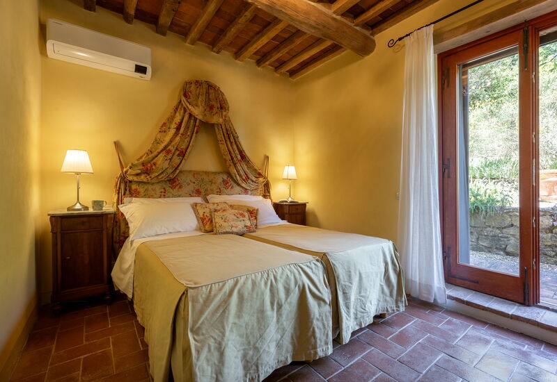 Villa Santa Barbara, Pool and Relax, Siena Country: Frühling, Herbst, Schlafzimmer, Sommer