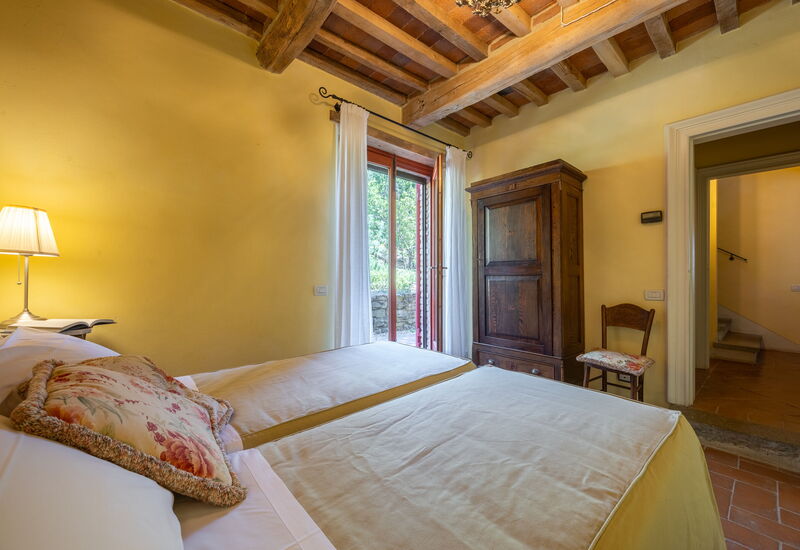 Villa Santa Barbara, Pool and Relax, Siena Country: Frühling, Herbst, Schlafzimmer, Sommer