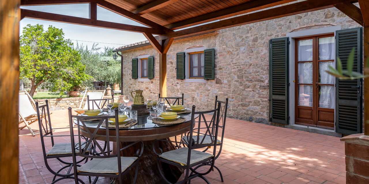 Il Cipresso, Casa Lucia, Cortona: Autumn, Balcony / Terrace / Patio, Spring, Summer