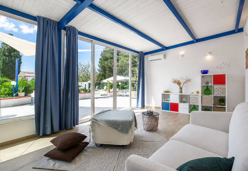 Villa Didymos: Frühling, Herbst, Sommer, Wohnzimmer