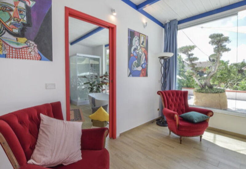 Villa Didymos: Frühling, Herbst, Sommer, Wohnzimmer