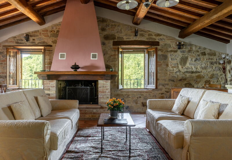 Villa Daluma, Private Pool in Todi: Autumn, Kitchen, Living Room, Spring, Summer