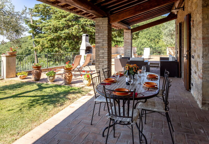 Villa Daluma, Private Pool in Todi: Autumn, Garden, Spring, Summer