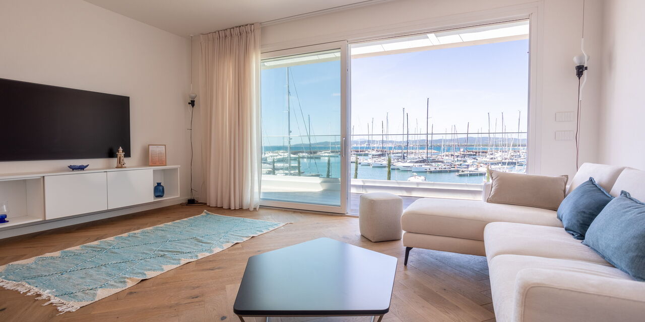 Porto di Luce Luxury, Jacuzzi and Seaview: Autumn, Balcony / Terrace / Patio, Living Room, Spring, Summer